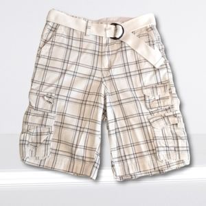 Size 30" Faded Glory Gray/White shorts